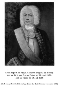 Louis August du Verger de Monroy 1671-1743