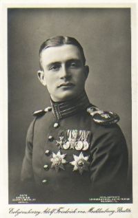 Großherzog Adolf Friedrich von Mecklenburg 1882-1918