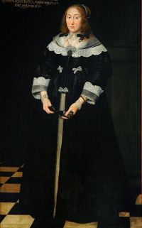 Herzogin Anna Maria v.Sachsen-Weißenfels geb.v.Mecklenburg 1627-1669 als Braut